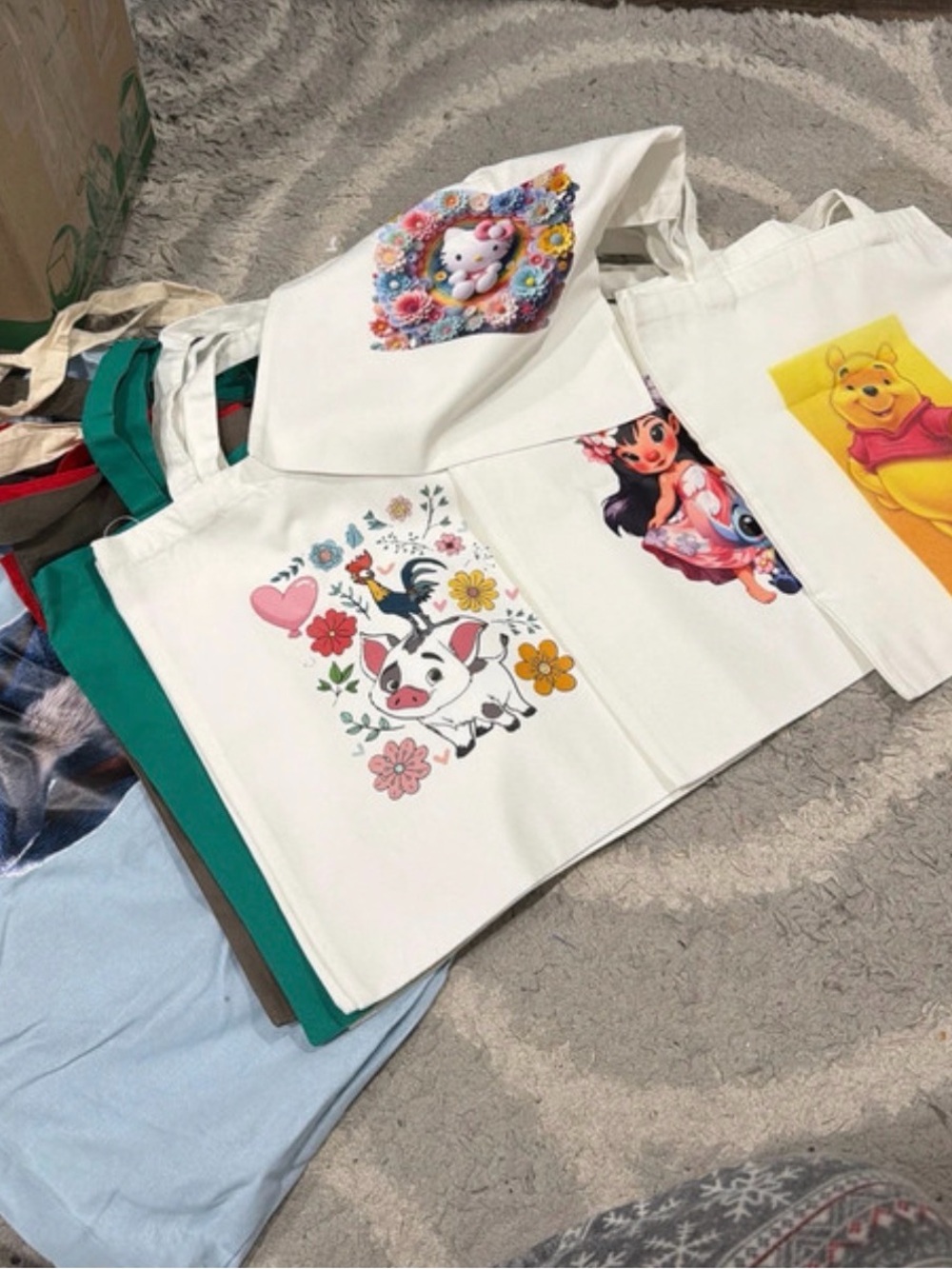 Canvas tote lot x11